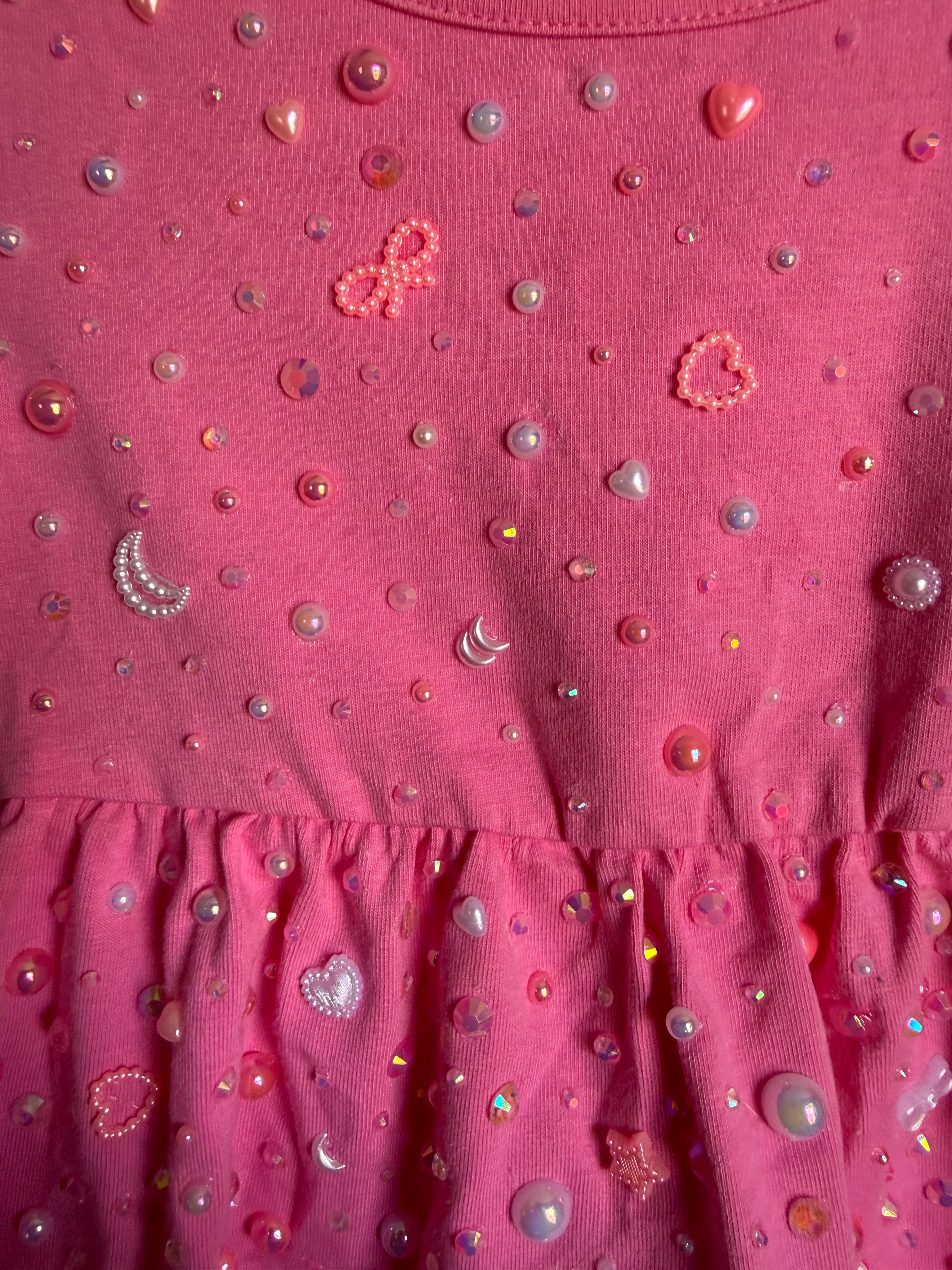 3pc girls pants, shirt and scarf outfit-Sz 2T