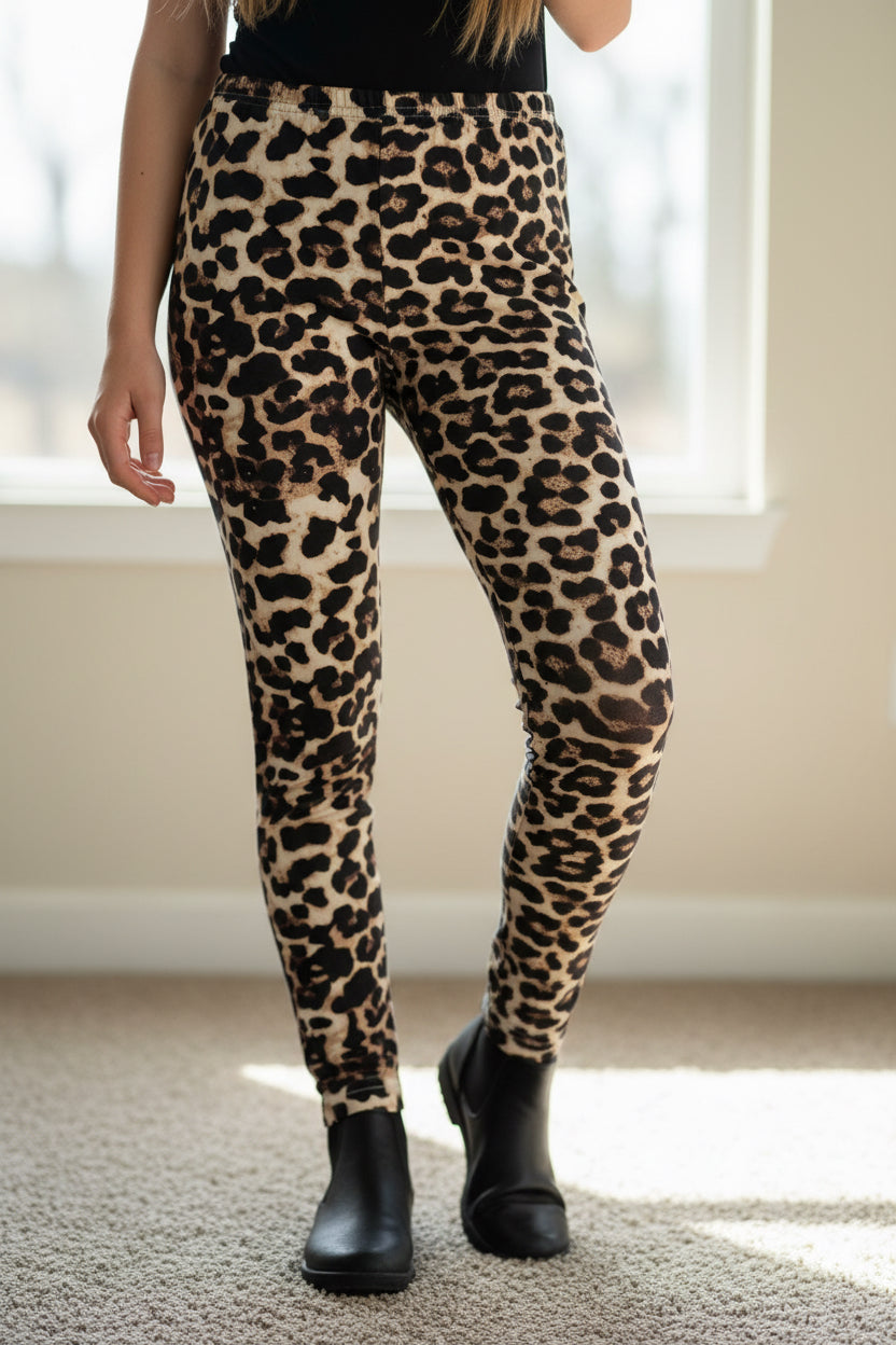 3pc Red and Cheetah girls outfit