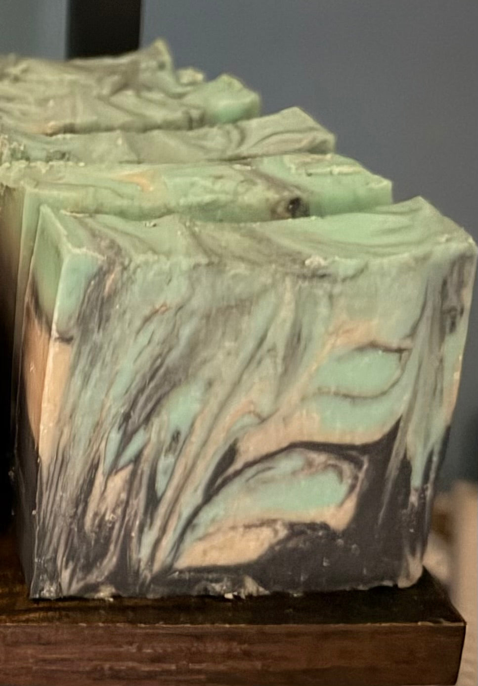 Green Black Gold Soap