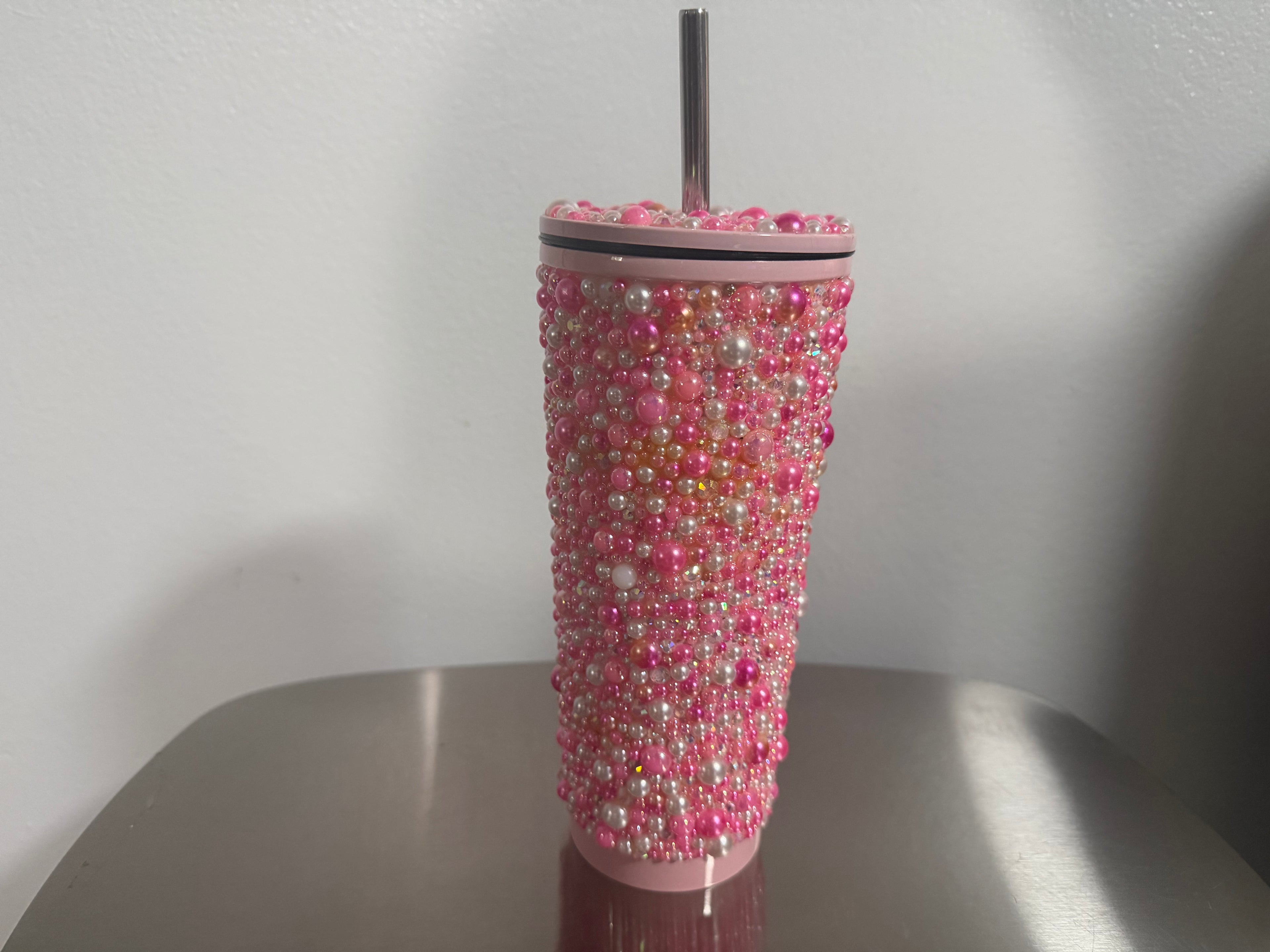Pink Bling Tumbler