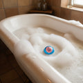Orange bath bomb