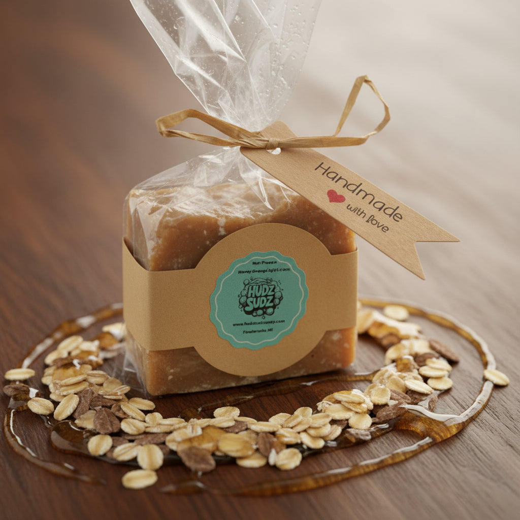 hot process Honey soap
