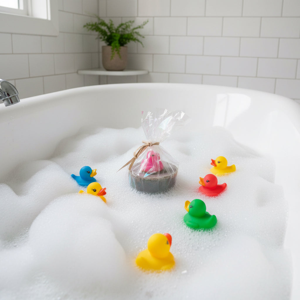Rubber Ducky Strawberry Tallow Soap
